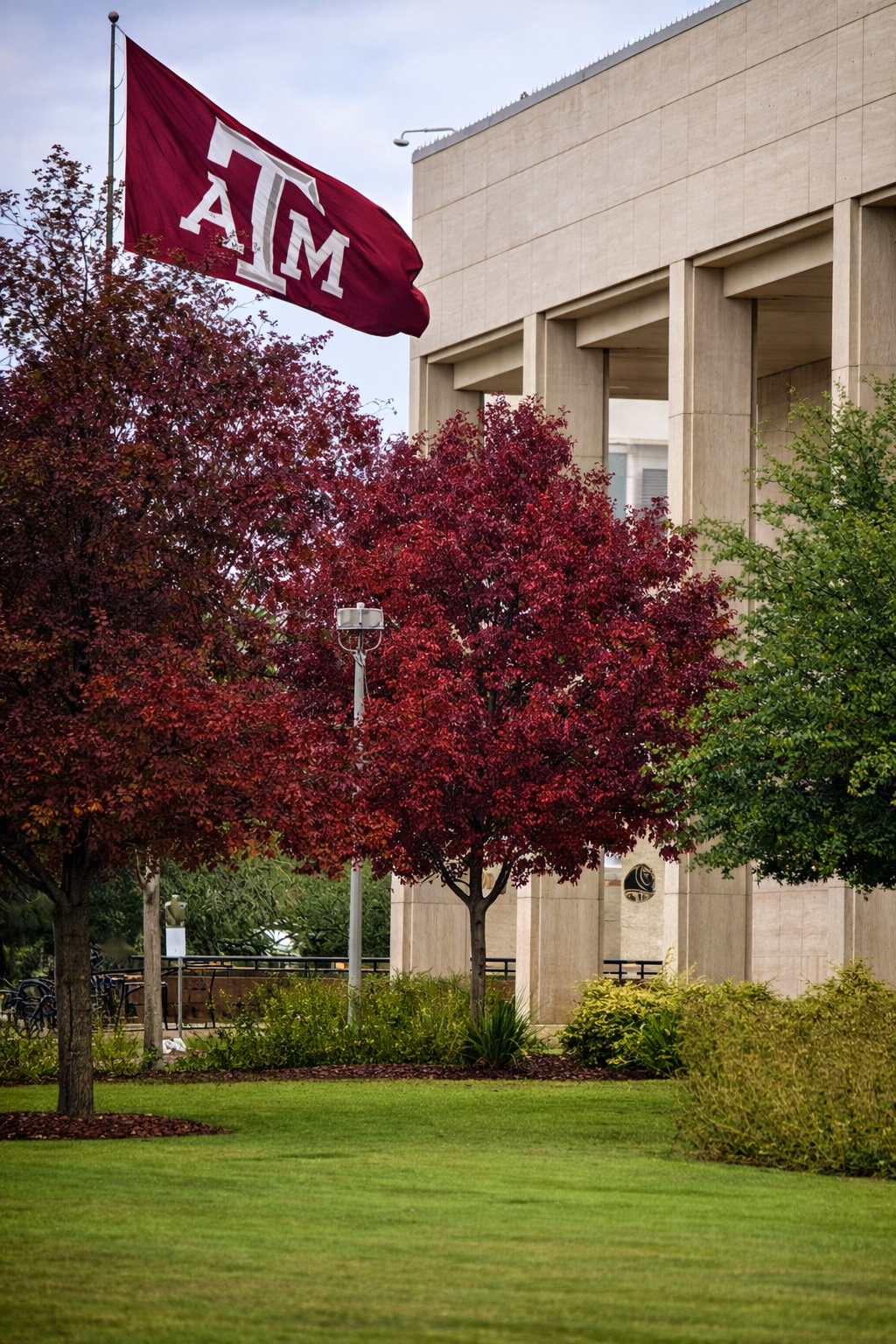 Large tree relocation at Texas A&M