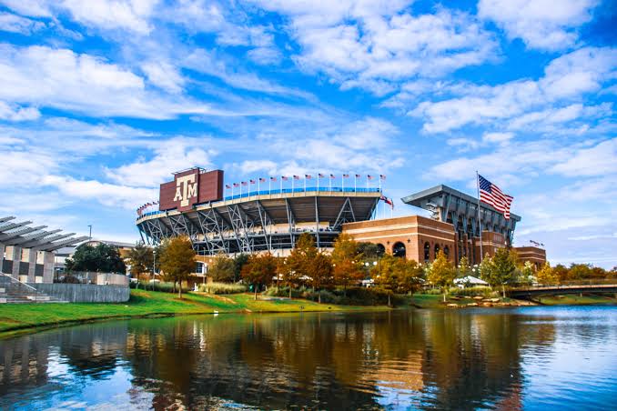 Kyle Field and completed tree plantings